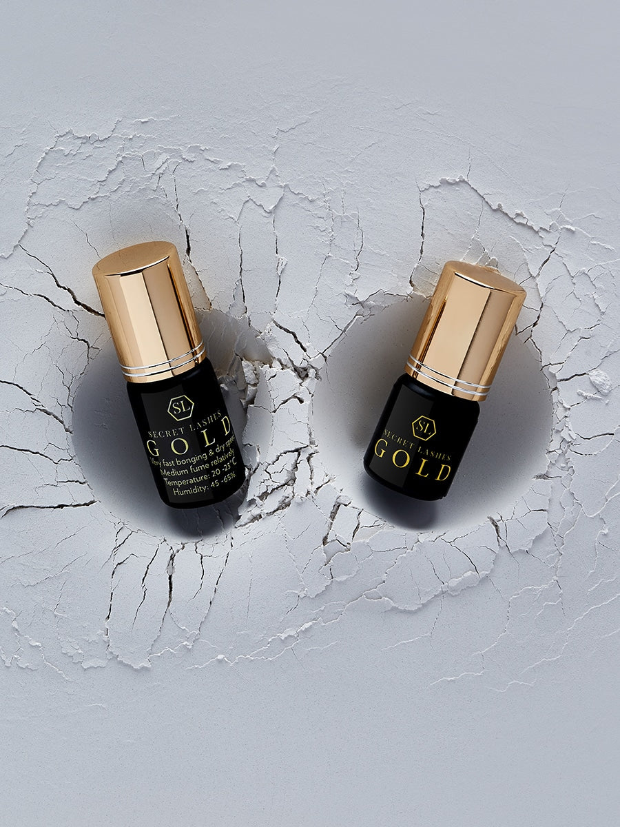 SL Wimpern Kleber Gold