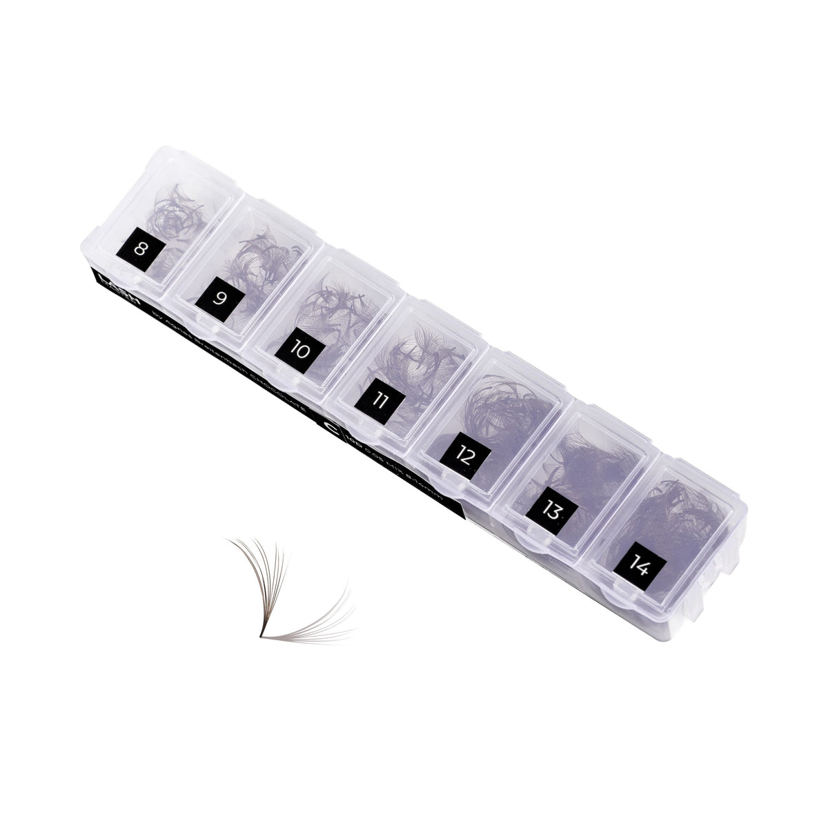 LASH MASTER Fertige Wimpern Fächer CHOCOLATE