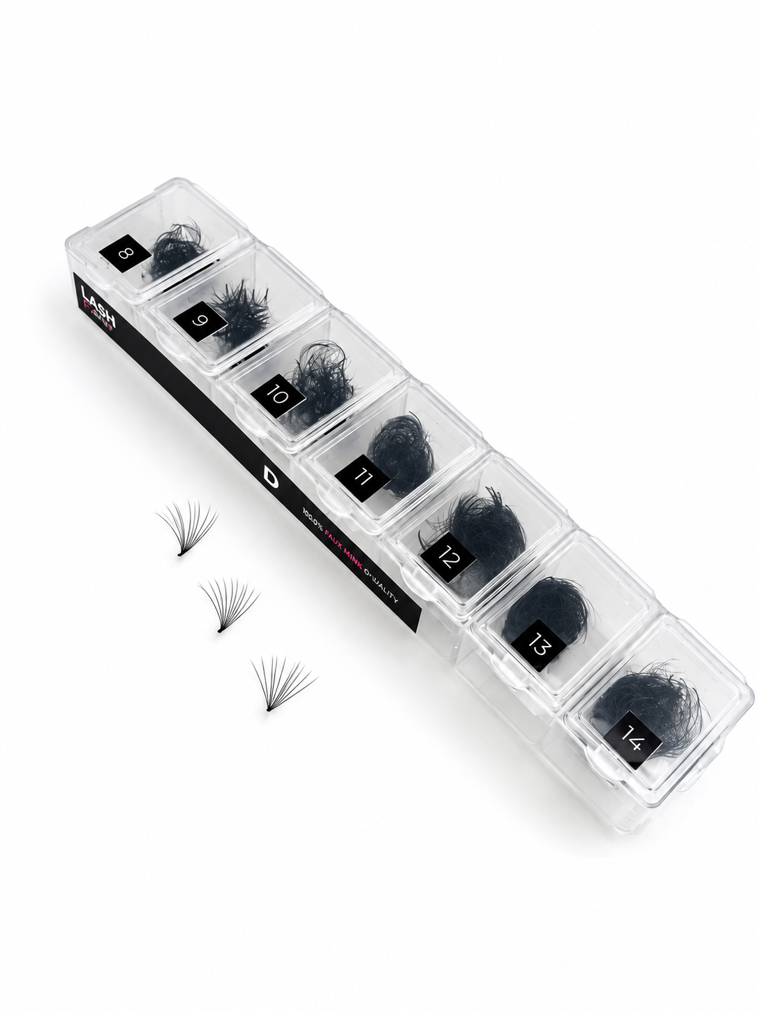 Lash Master Fertige Wimpern Fächer 10D MIX