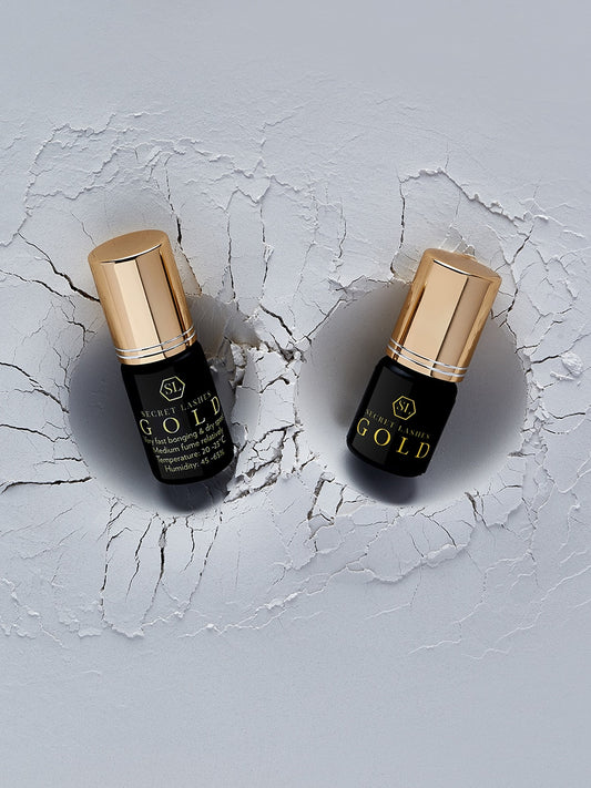 SL Wimpern Kleber Gold