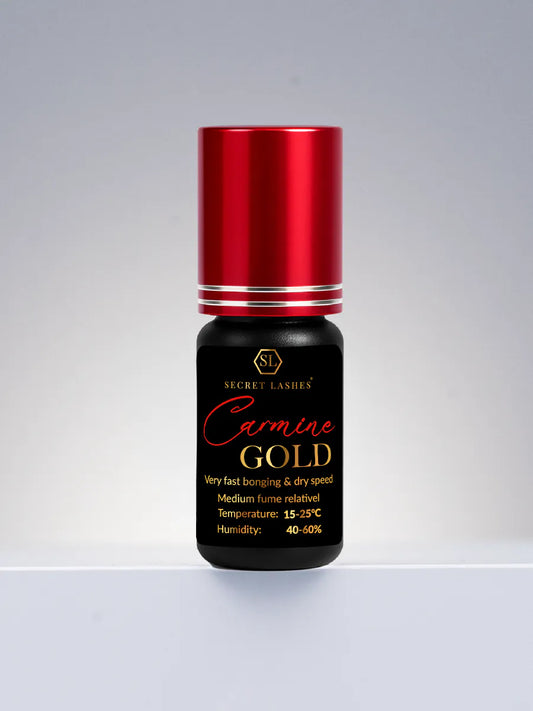 SL Wimpern Kleber Carmine Gold