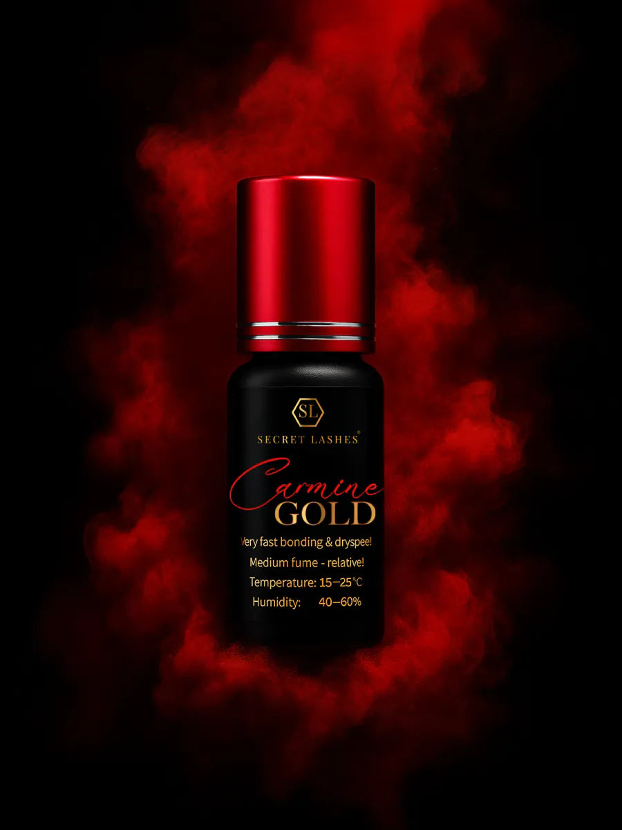 SL Wimpern Kleber Carmine Gold